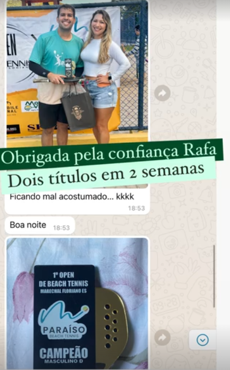 Cliente conta que conquistou dois títulos em duas semanas